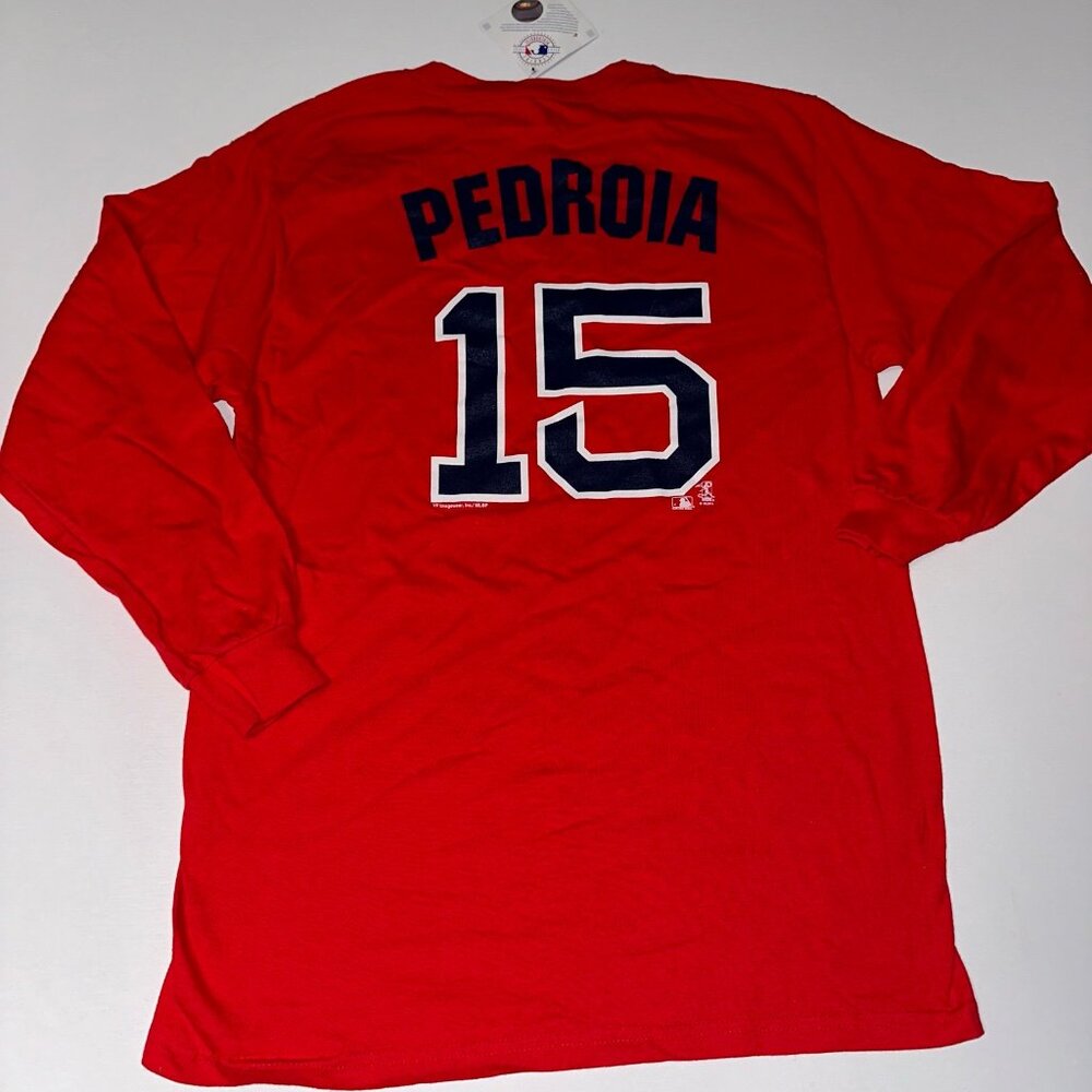 NEW BOYS DUSTIN PEDROIA (15) LONG SLEEVE